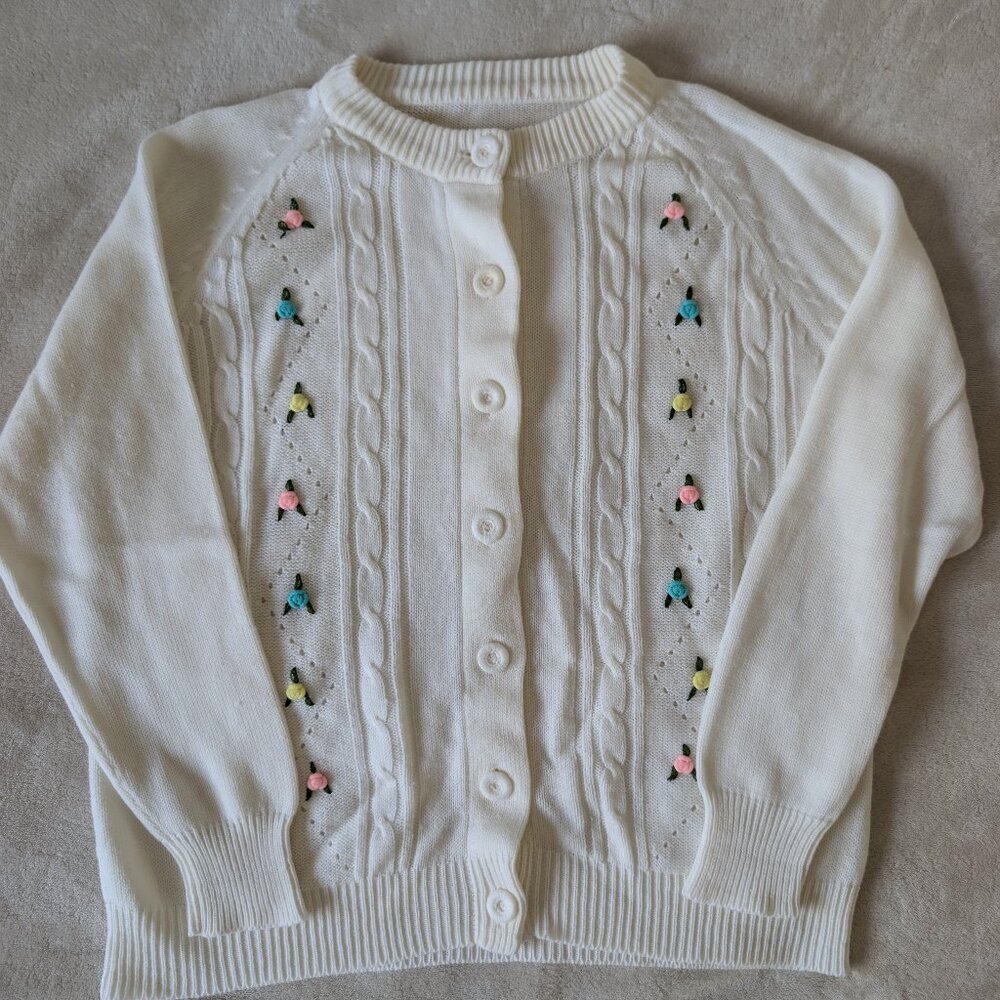 Granny rosette cardigan